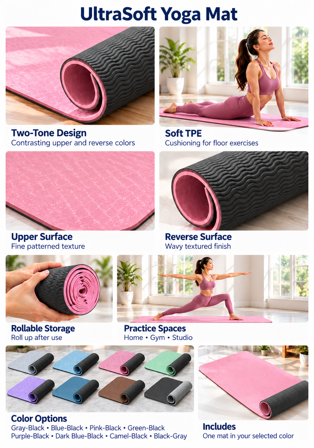 UltraSoft Yoga Mat description 9