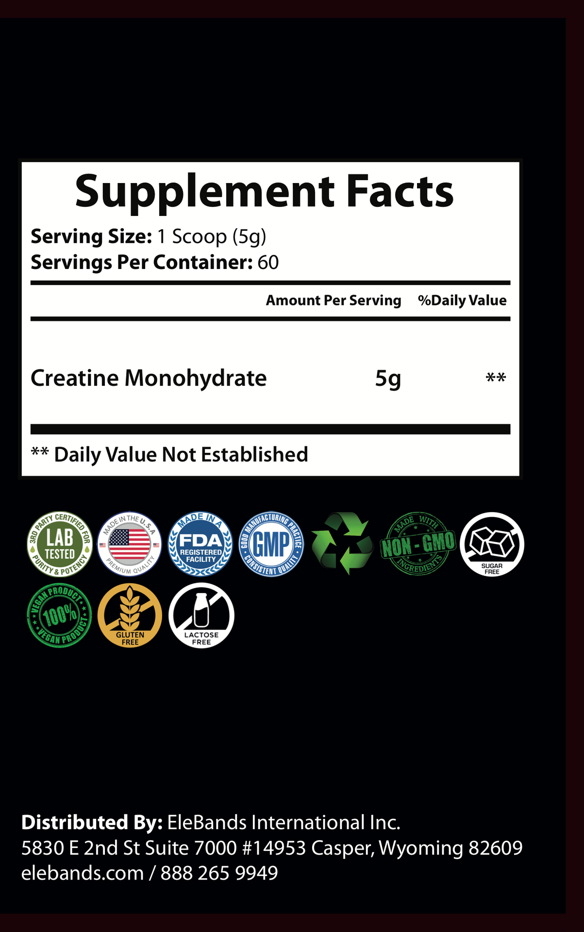 Label panel