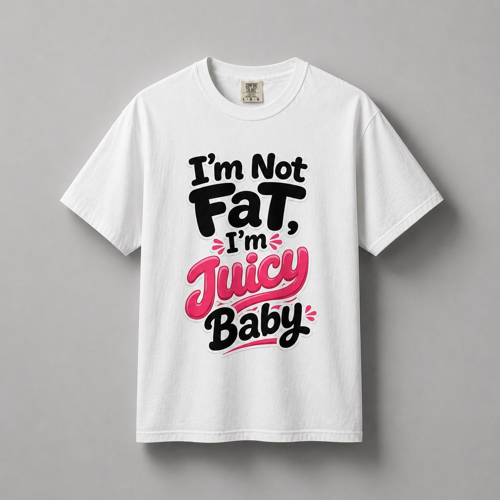 I'm Not Fat, I'm Juicy Baby T-Shirt