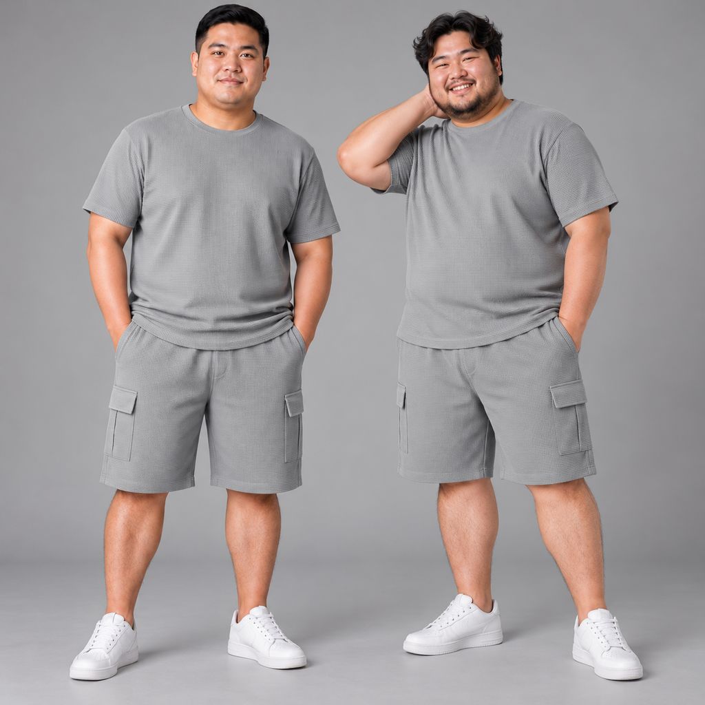 Plus-Size Waffle Set Fit