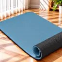 Sunlit Teal Yoga Mat Retreat.webp
