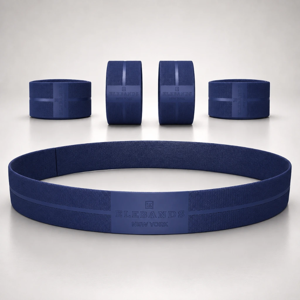 [ELB-CA-WHT-05] CASUAL WEIGHT BANDS C1: FULL BODY (White, 5-lb set: Wrists & Ankles @ ½-lb each, Waist @ 3-lb)