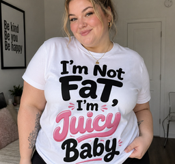 I'm Not Fat, I'm Juicy Baby T-Shirt